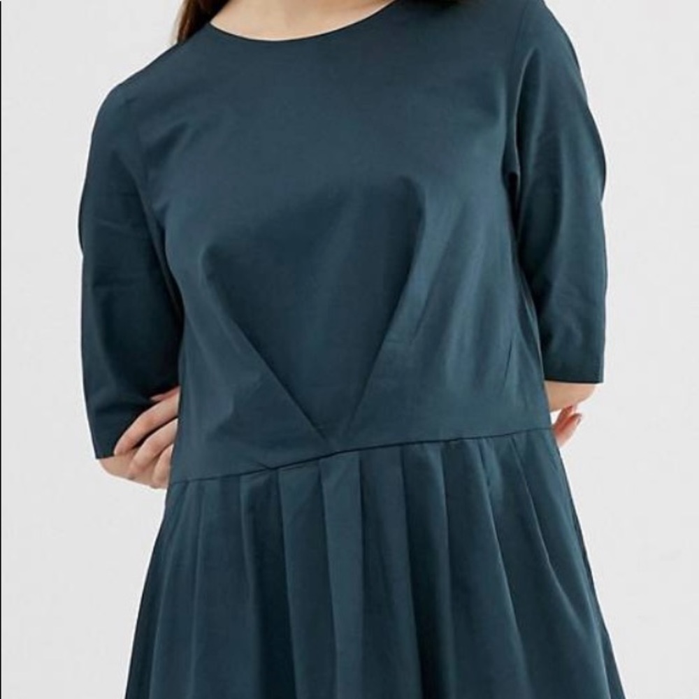 Kowtow Chorus teal dress size M
